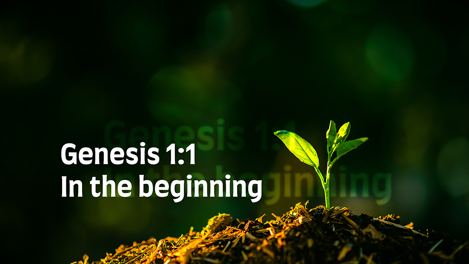 Genesis 1:1 - In the beginning